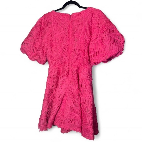 NWT Aje Florential Mini Swing Dress Azalea Pink - Picture 8 of 14